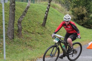 Letzter Posten auf der DM-Strecke 2017 auf dem Rabenberg.