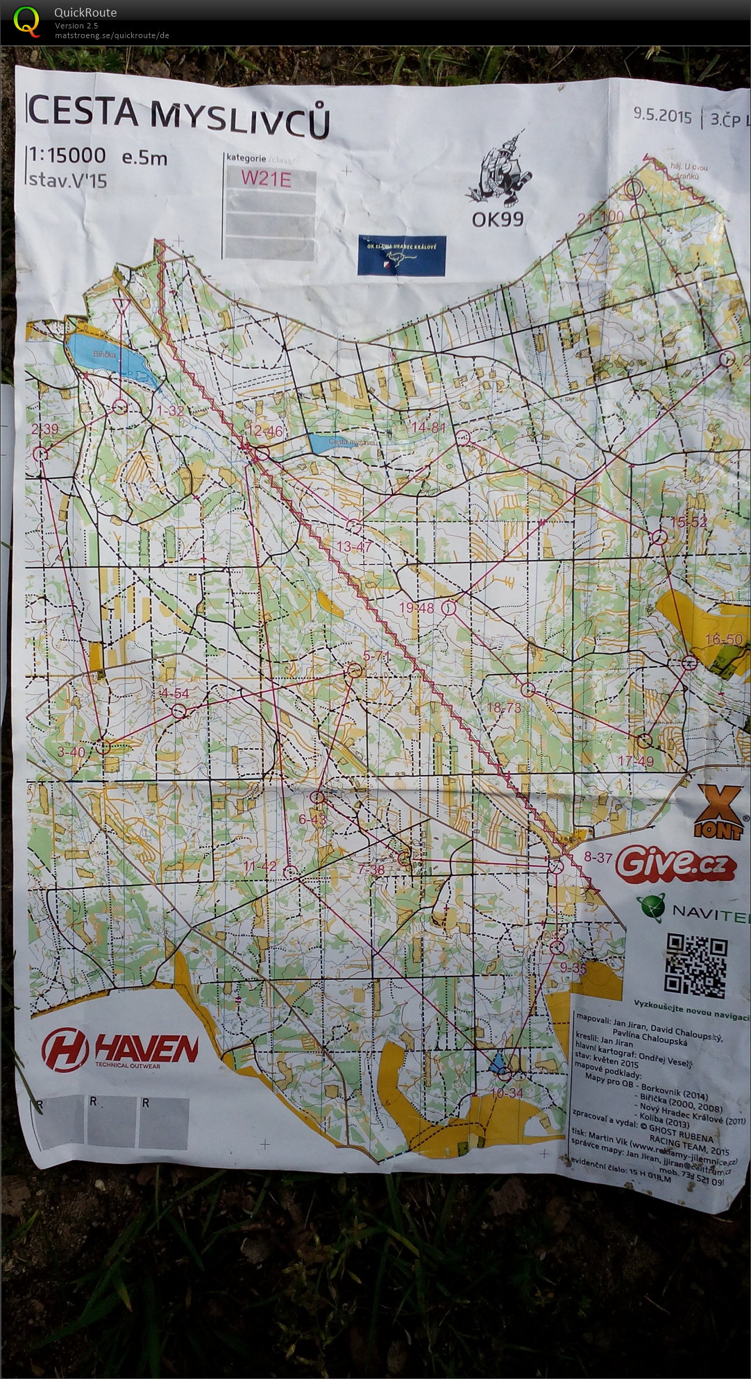 3. CZ-Cup MTBO (09/05/2015)