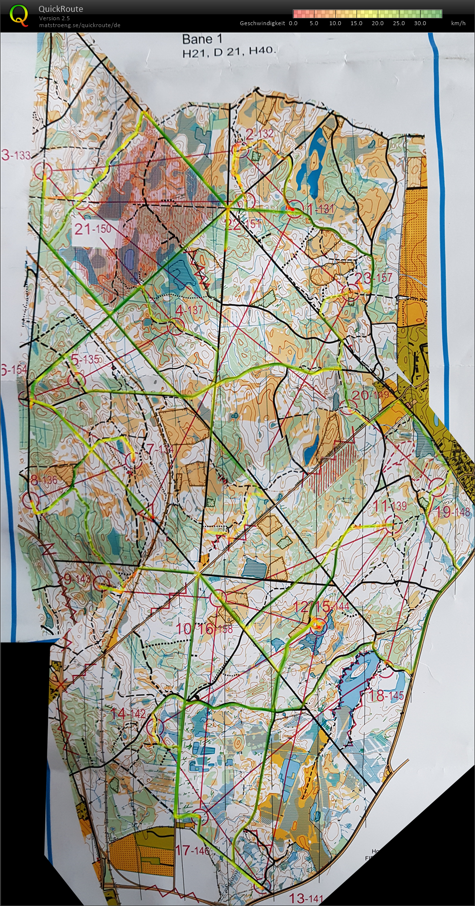 MTBO-Weekend in DK (28/04/2018)