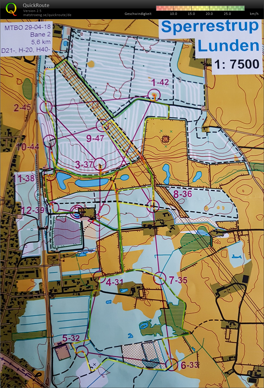 MTBO-Weekend in DK (29/04/2018)