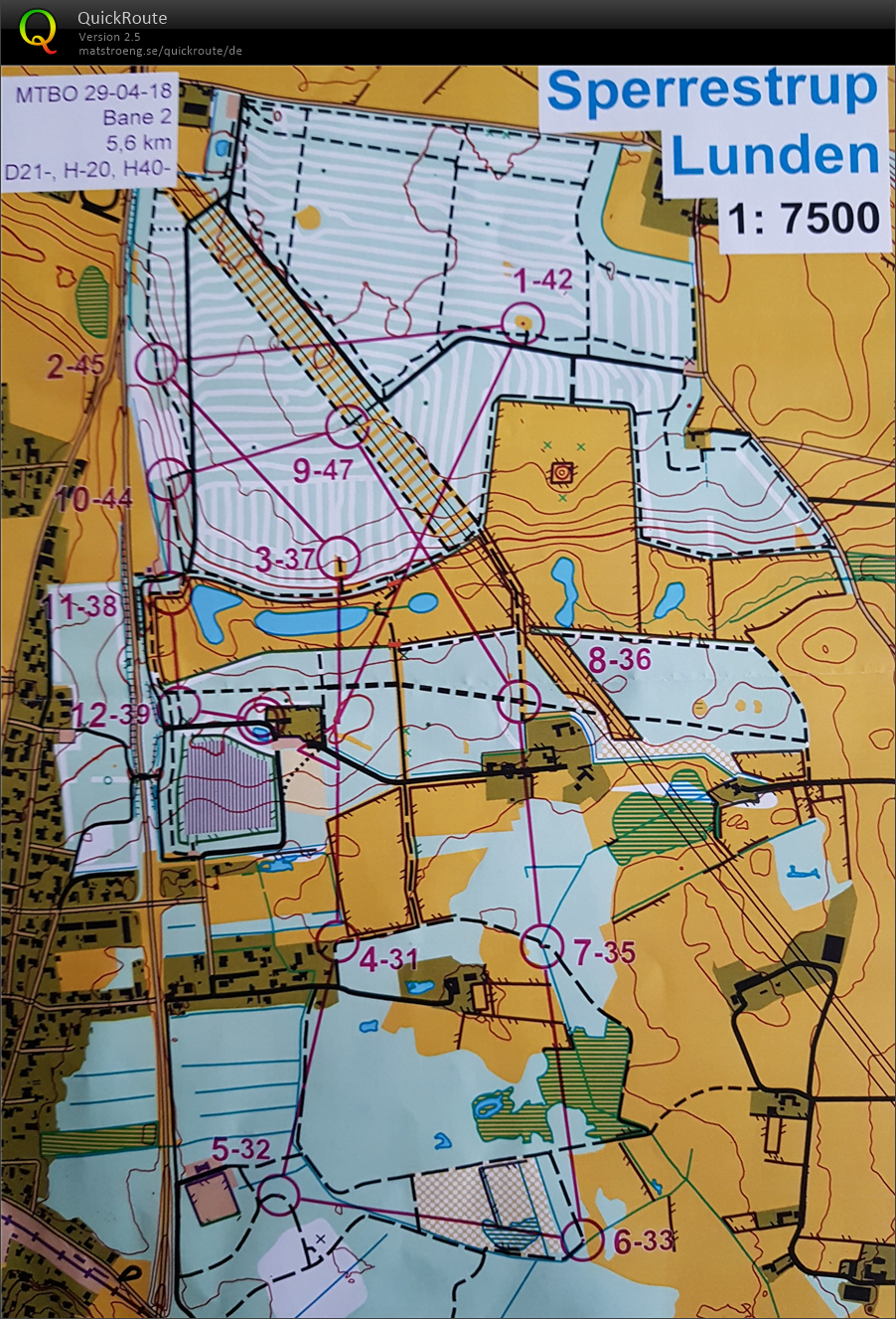 MTBO-Weekend in DK (29/04/2018)