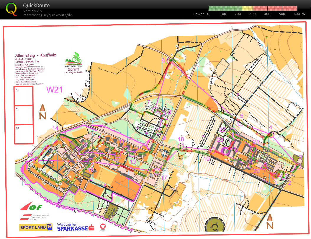 MTBO-WM 2018 Zwettl - Sprint (12.08.2018)