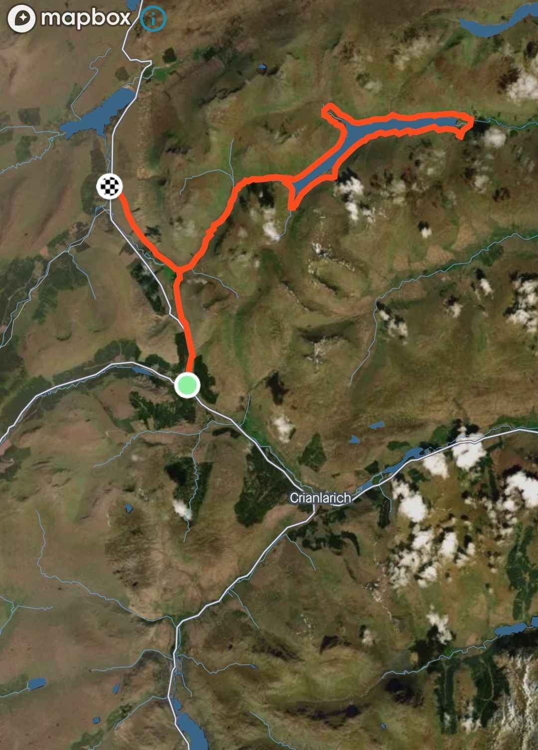 Unsere heutige Strecke auf nahezu 100% Schotterwegen und Pfaden, 52 km und 800 hm. (Karte mit meiner aufgezeichneten Route von Strava).