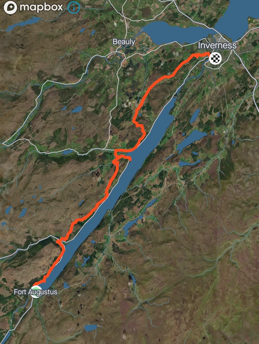 Die Strecke verlief über viele schmale Wege und Sträßchen mit ca. 72 km und 1600 hm. (Karte mit meiner aufgezeichneten Route von Strava).